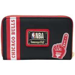 NBA Wallets< Chicago Bulls Patch Icons Zip Around Wallet