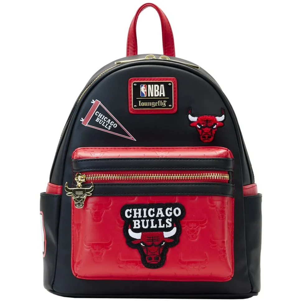 NBA Mini Backpacks< Chicago Bulls Patch Icons Mini Backpack