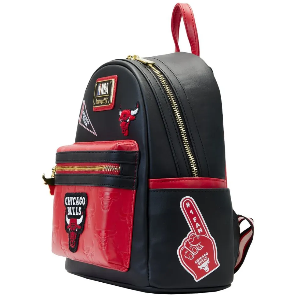 NBA Mini Backpacks< Chicago Bulls Patch Icons Mini Backpack