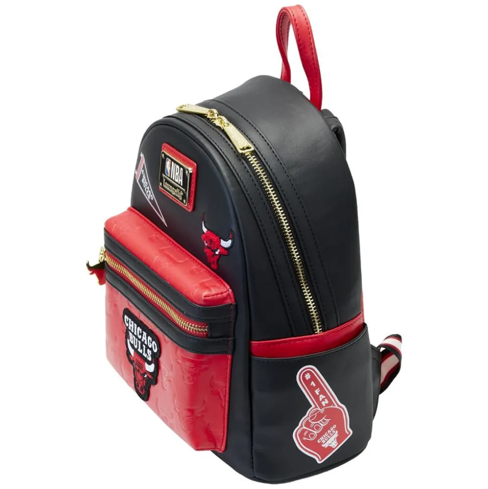 NBA Mini Backpacks< Chicago Bulls Patch Icons Mini Backpack