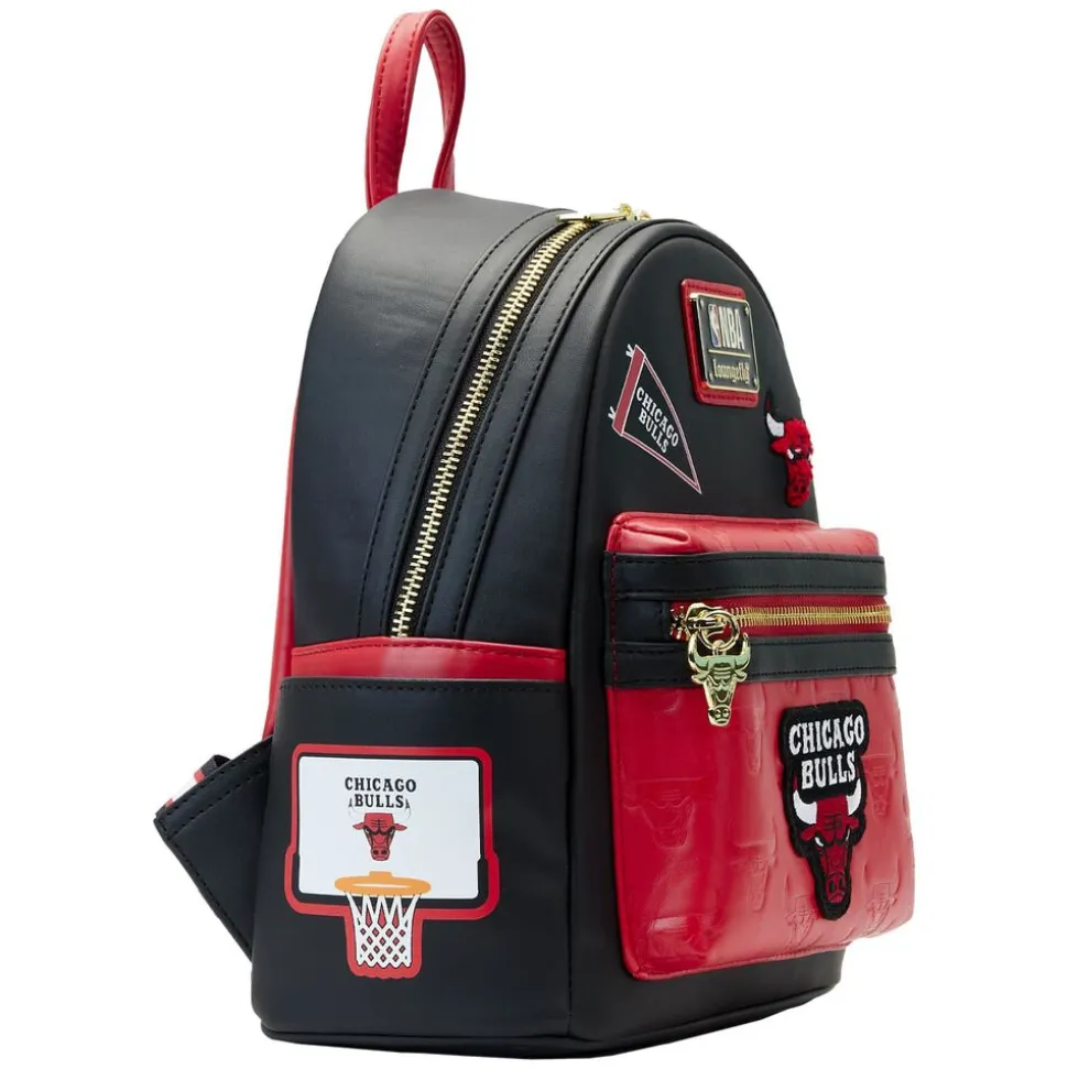 NBA Mini Backpacks< Chicago Bulls Patch Icons Mini Backpack