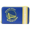 NBA Wallets< Golden State Warriors Patch Icons Zip Around Wallet