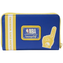 NBA Wallets< Golden State Warriors Patch Icons Zip Around Wallet