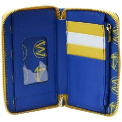 NBA Wallets< Golden State Warriors Patch Icons Zip Around Wallet