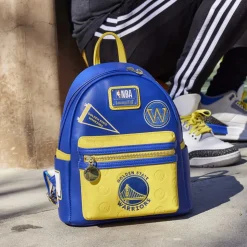 NBA Mini Backpacks< Golden State Warriors Patch Icons Mini Backpack