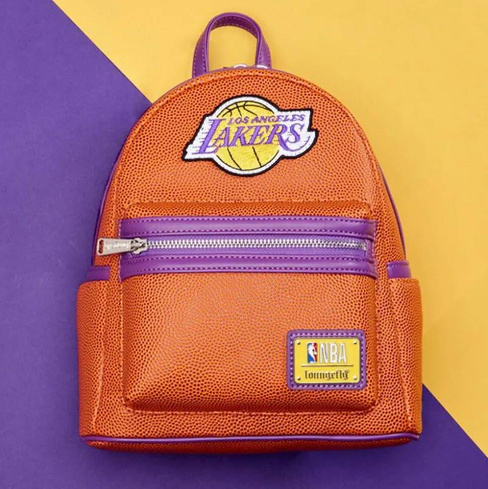 NBA Mini Backpacks< Los Angeles Lakers Basketball Logo Mini Backpack