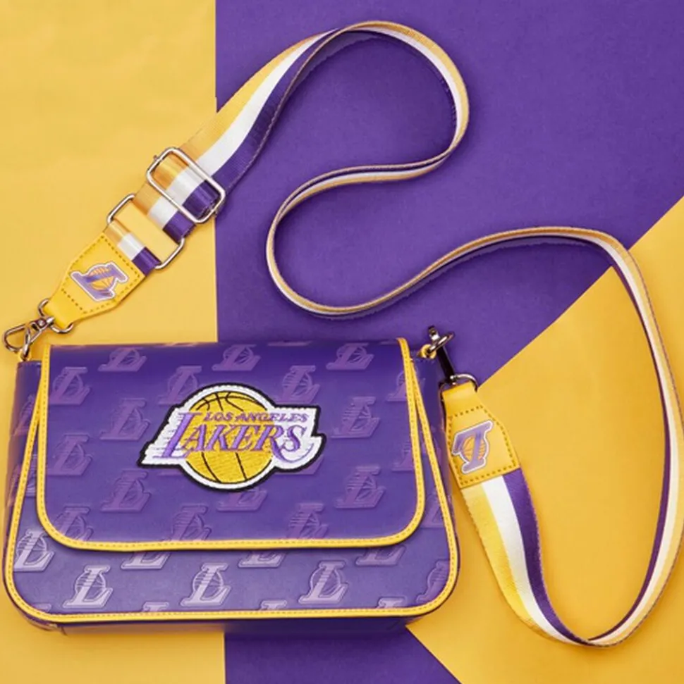 NBA Crossbody Bags< Los Angeles Lakers Logo Crossbody Bag