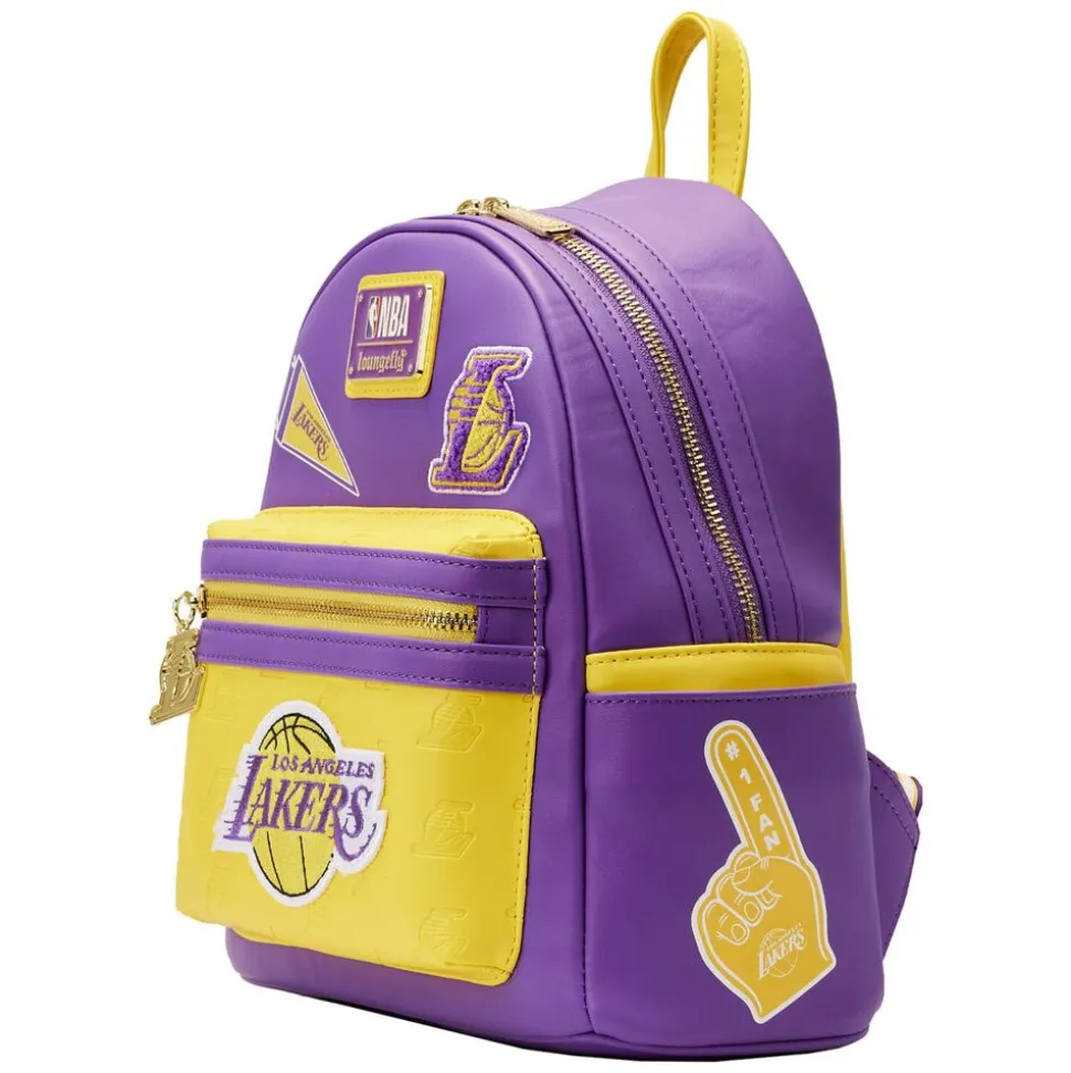 NBA Mini Backpacks< Los Angeles Lakers Patch Icons Mini Backpack