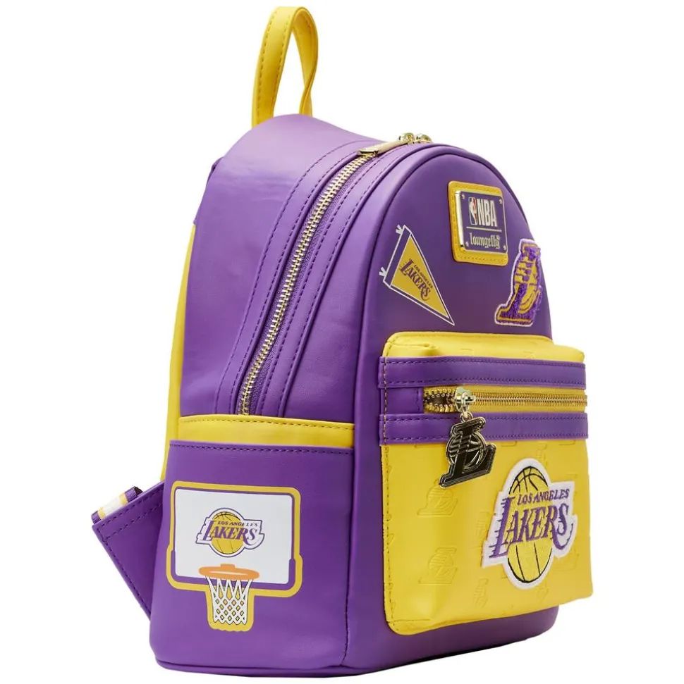 NBA Mini Backpacks< Los Angeles Lakers Patch Icons Mini Backpack