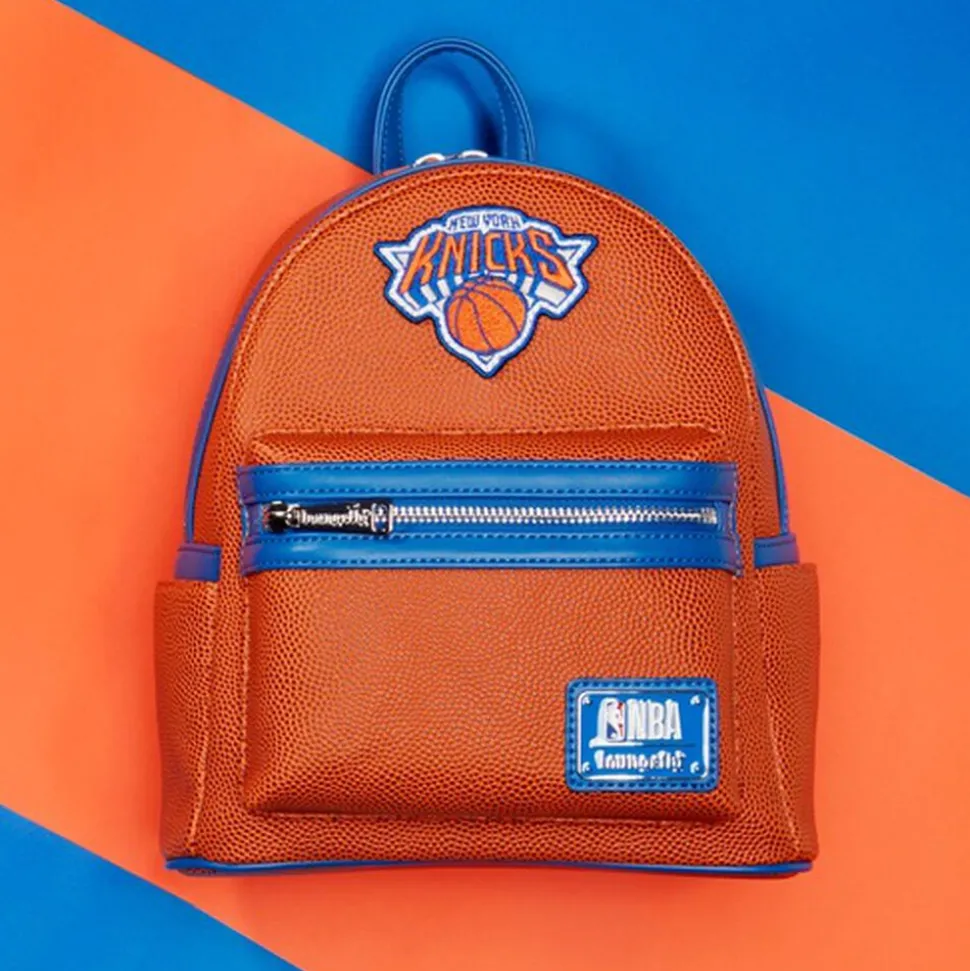 NBA Mini Backpacks< New York Knicks Basketball Logo Mini Backpack