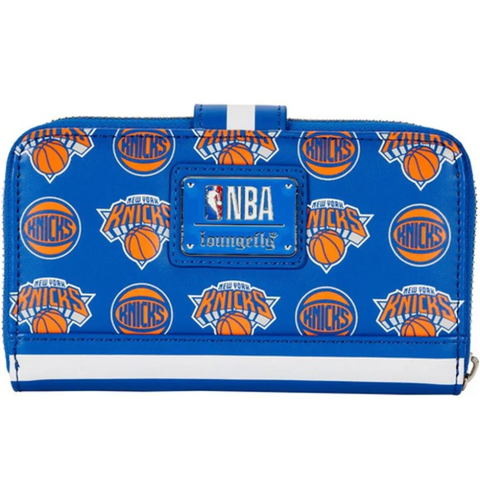 NBA Wallets< New York Knicks Logo Zip Around Wallet