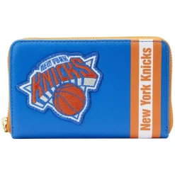 NBA Wallets< New York Knicks Patch Icons Zip Around Wallet