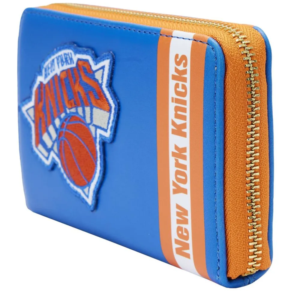 NBA Wallets< New York Knicks Patch Icons Zip Around Wallet