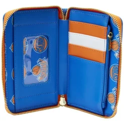 NBA Wallets< New York Knicks Patch Icons Zip Around Wallet