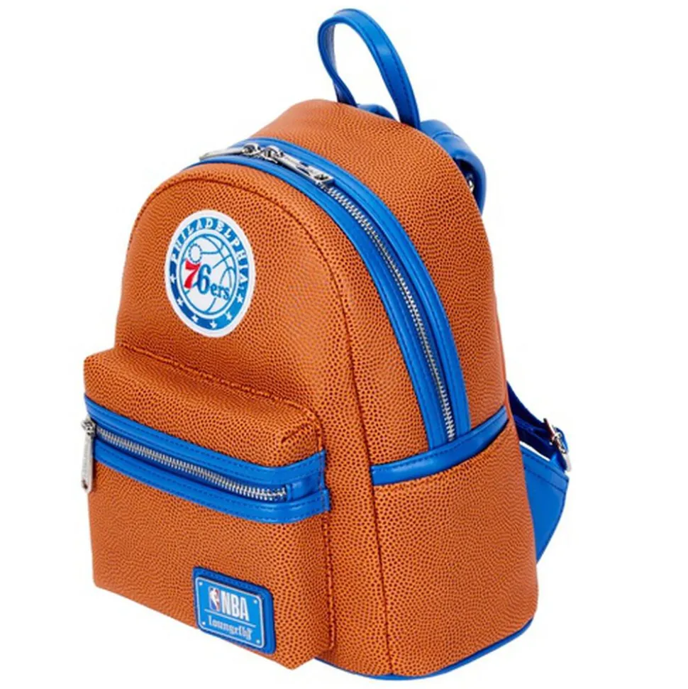 NBA Mini Backpacks< Philadelphia 76Ers Basketball Logo Mini Backpack