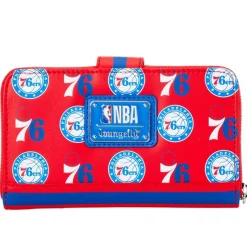 NBA Wallets< Philadelphia 76Ers Logo Zip Around Wallet