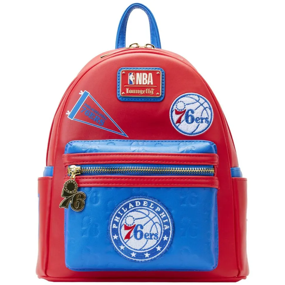 NBA Mini Backpacks< Philadelphia 76Ers Patch Icons Mini Backpack