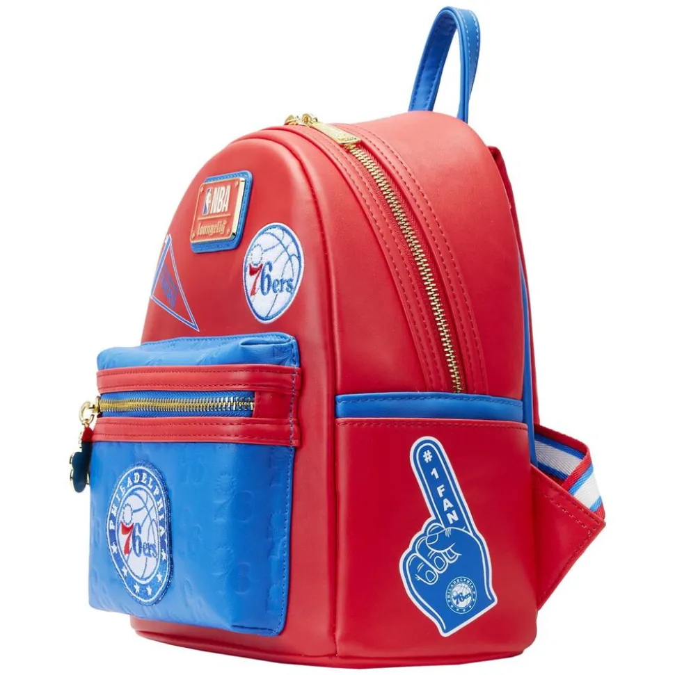 NBA Mini Backpacks< Philadelphia 76Ers Patch Icons Mini Backpack