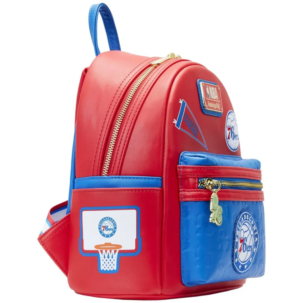 NBA Mini Backpacks< Philadelphia 76Ers Patch Icons Mini Backpack