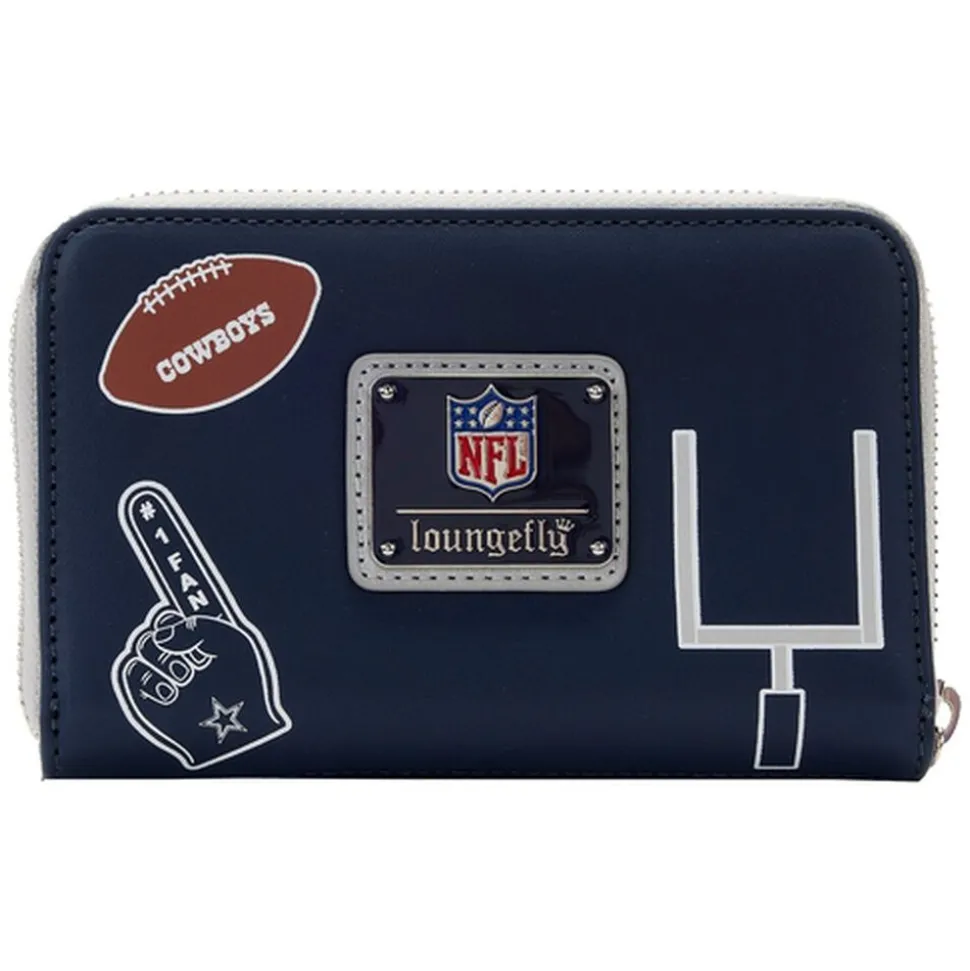 NFL Wallets< Dallas Cowboys Patches Zip Around Wallet