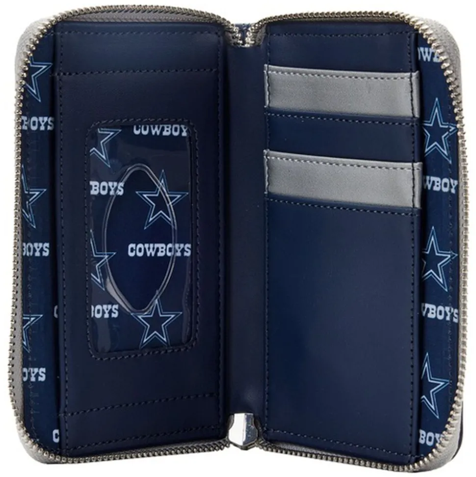 NFL Wallets< Dallas Cowboys Patches Zip Around Wallet