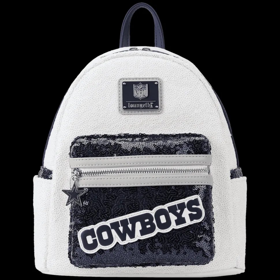 NFL Mini Backpacks< Dallas Cowboys Sequin Mini Backpack