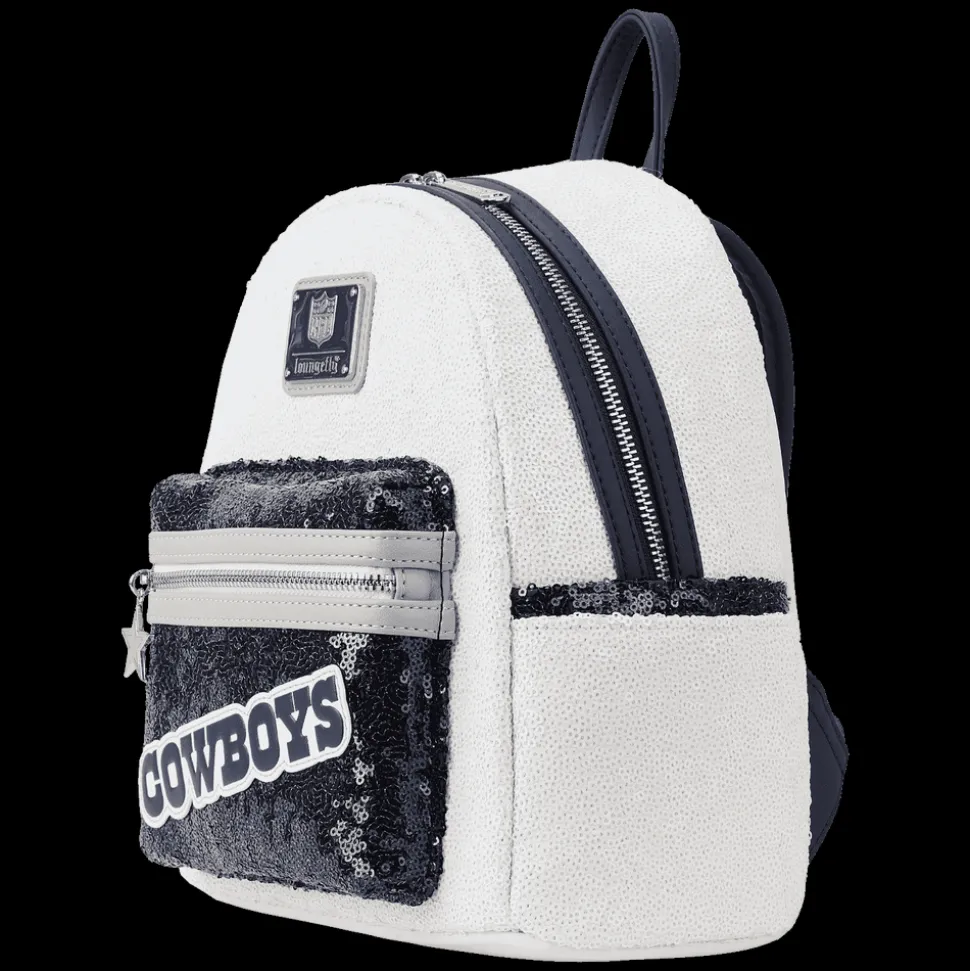 NFL Mini Backpacks< Dallas Cowboys Sequin Mini Backpack