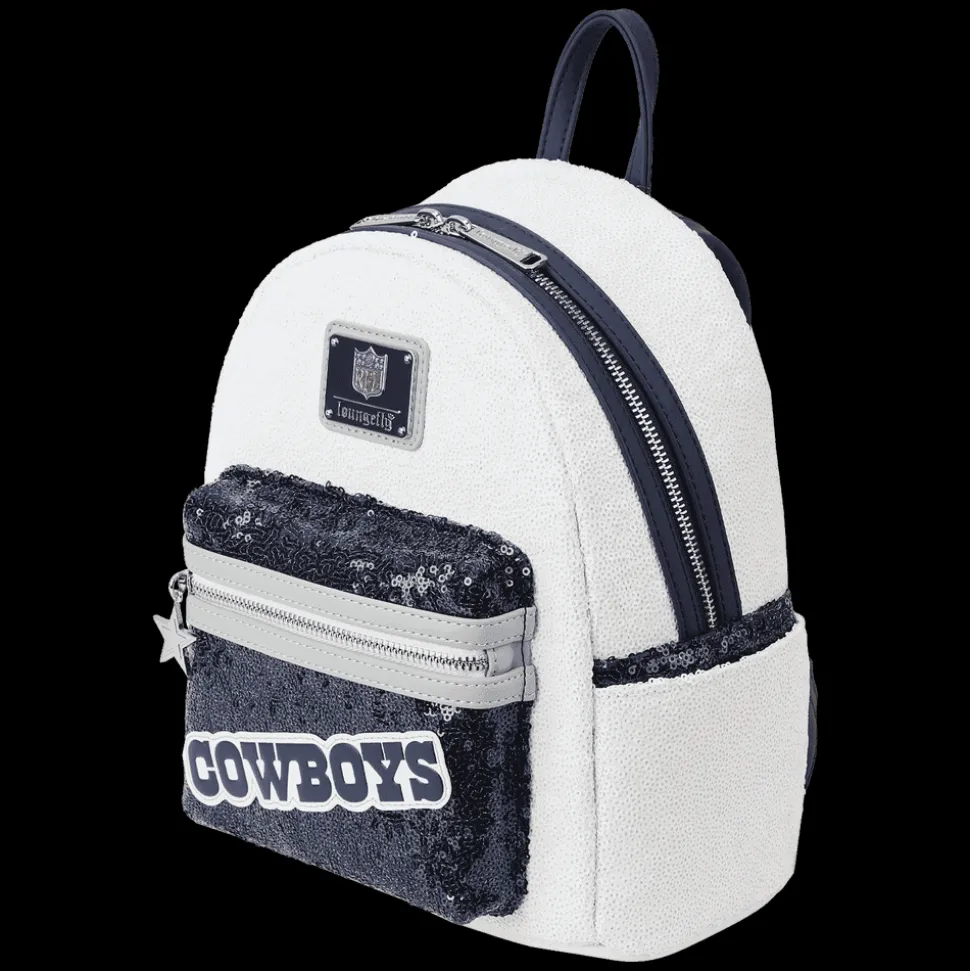 NFL Mini Backpacks< Dallas Cowboys Sequin Mini Backpack