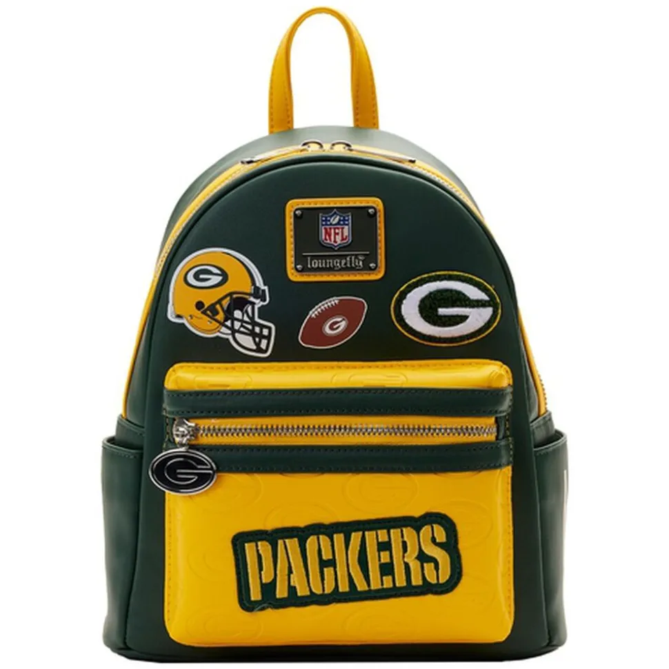 NFL Mini Backpacks< Green Bay Packers Patches Mini Backpack