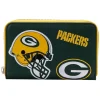 NFL Wallets< Green Bay Packers Patches Zip Around Wallet