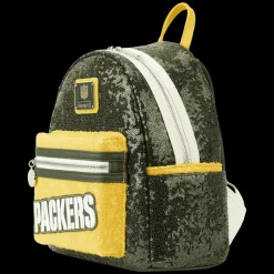 NFL Mini Backpacks< Green Bay Packers Sequin Mini Backpack