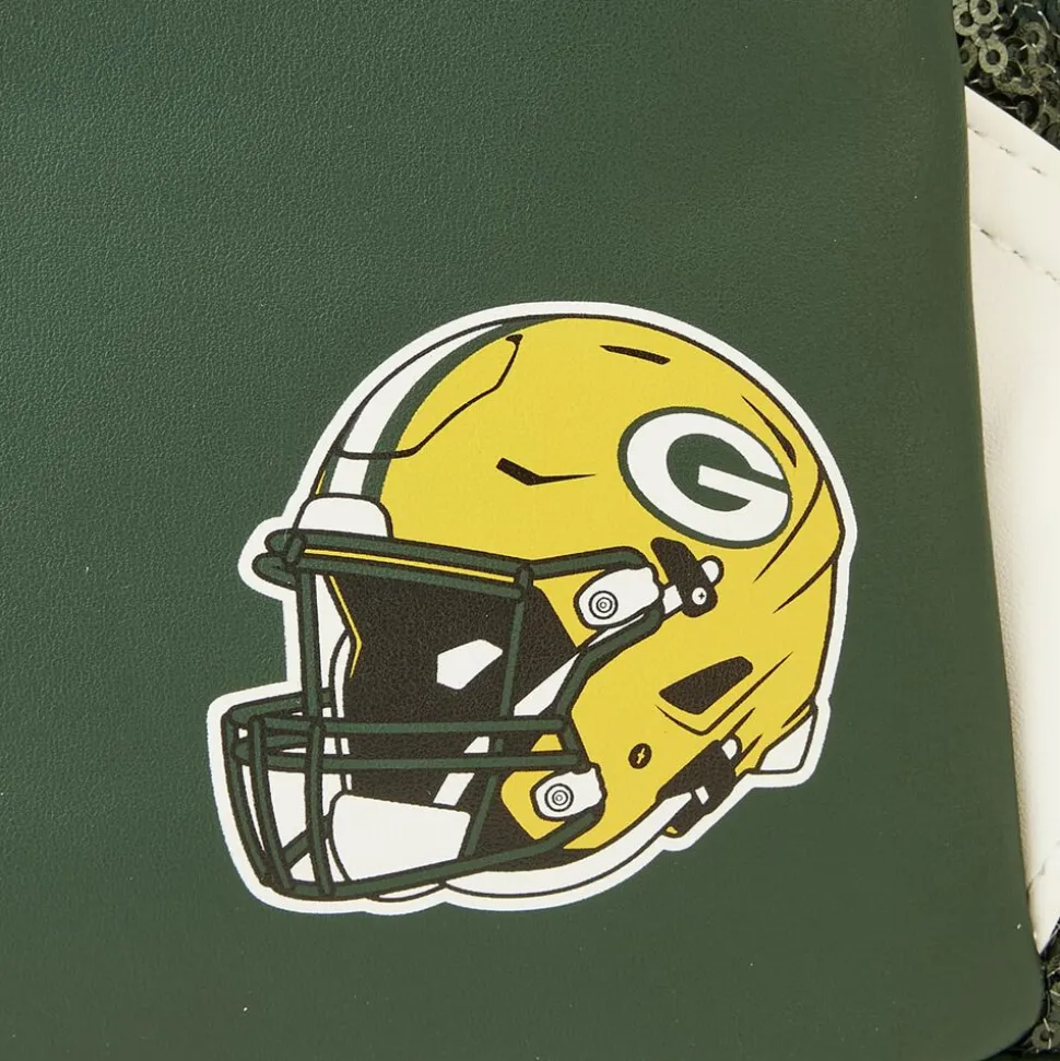 NFL Mini Backpacks< Green Bay Packers Sequin Mini Backpack