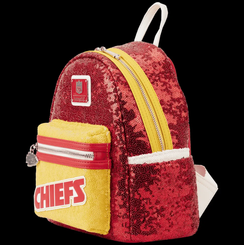 NFL Mini Backpacks< Kansas City Chiefs Sequin Mini Backpack