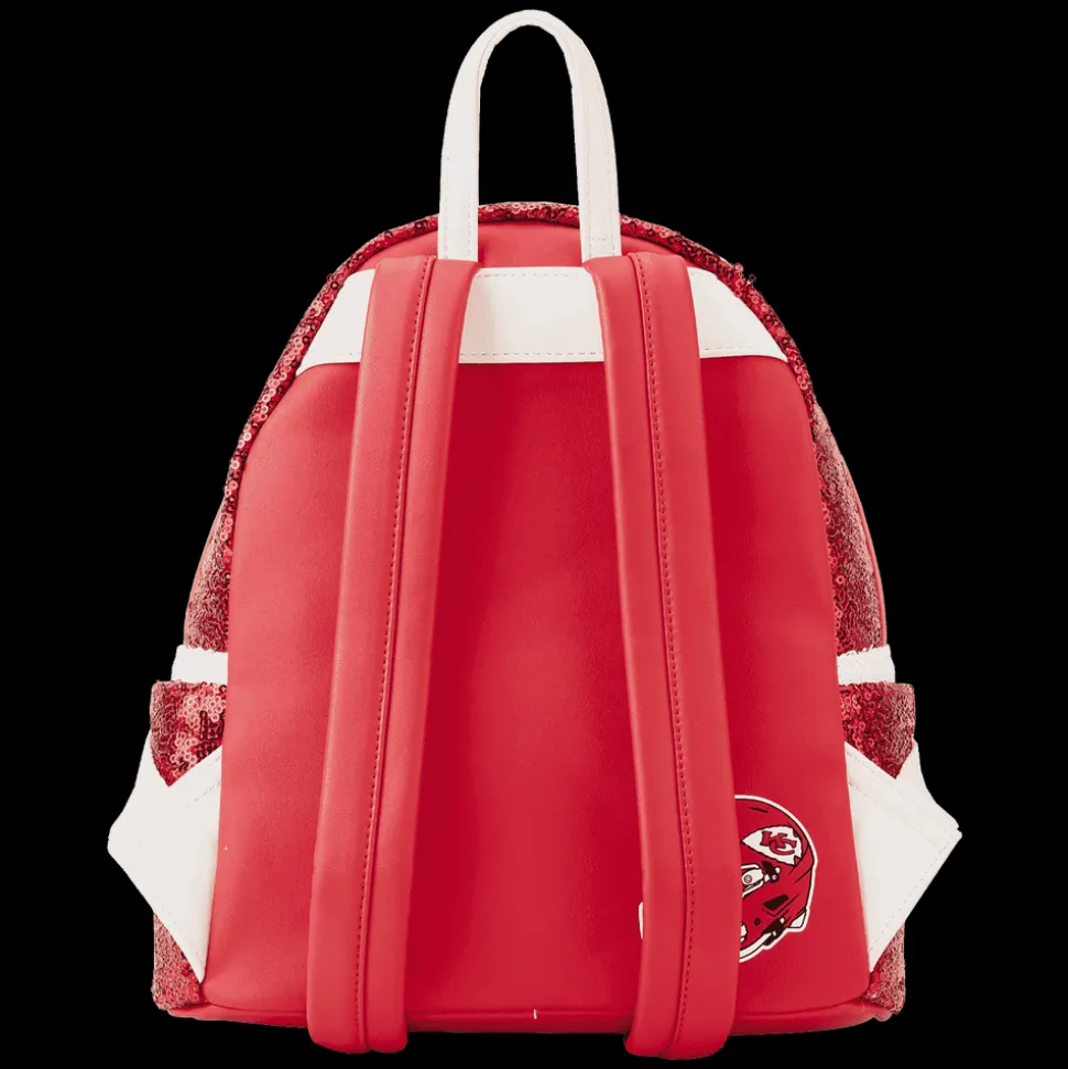 NFL Mini Backpacks< Kansas City Chiefs Sequin Mini Backpack