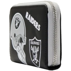 NFL Wallets< Las Vegas Raiders Patches Zip Around Wallet