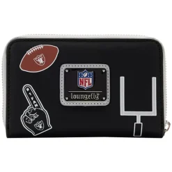 NFL Wallets< Las Vegas Raiders Patches Zip Around Wallet