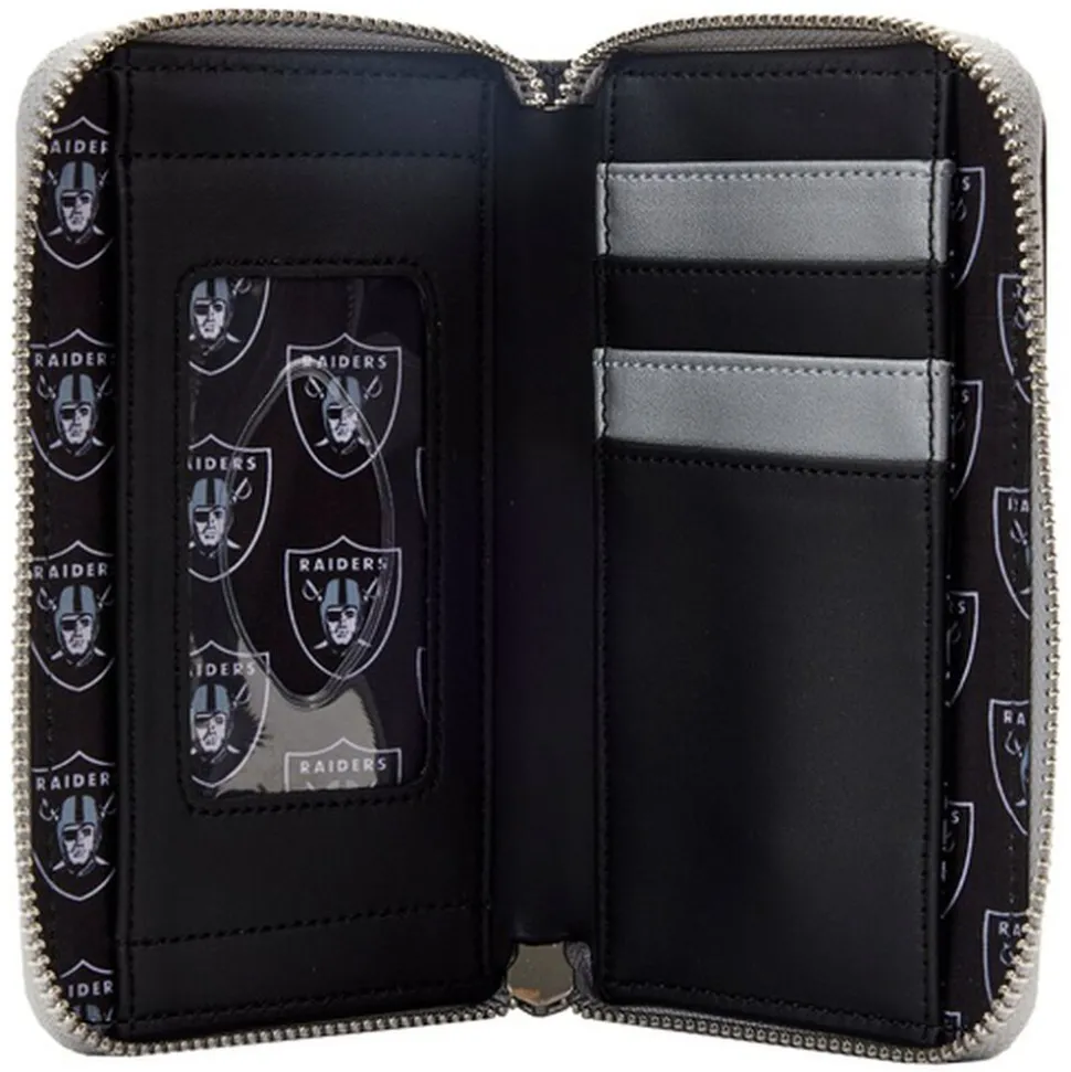 NFL Wallets< Las Vegas Raiders Patches Zip Around Wallet