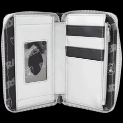 NFL Wallets< Las Vegas Raiders Sequin Zip Around Wallet