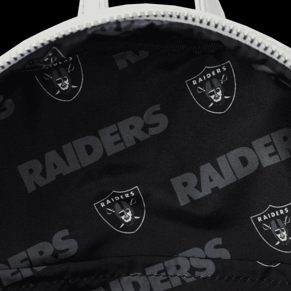 NFL Mini Backpacks< Las Vegas Raiders Sequin Mini Backpack