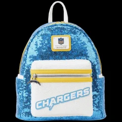 NFL Mini Backpacks< Los Angeles Chargers Sequin Mini Backpack