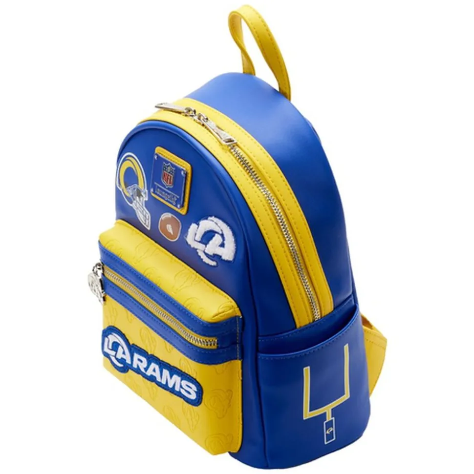 NFL Mini Backpacks< Los Angeles Rams Patches Mini Backpack