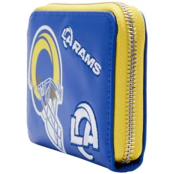 NFL Wallets< Los Angeles Rams Patches Zip Around Wallet