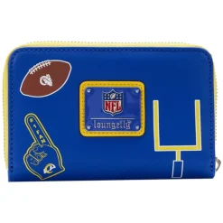 NFL Wallets< Los Angeles Rams Patches Zip Around Wallet