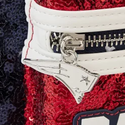 NFL Mini Backpacks< New England Patriots Sequin Mini Backpack