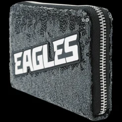 NFL Wallets< Philadelphia Eagles Sequin Zip Around Wallet