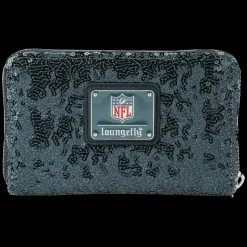 NFL Wallets< Philadelphia Eagles Sequin Zip Around Wallet
