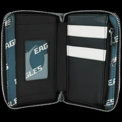 NFL Wallets< Philadelphia Eagles Sequin Zip Around Wallet