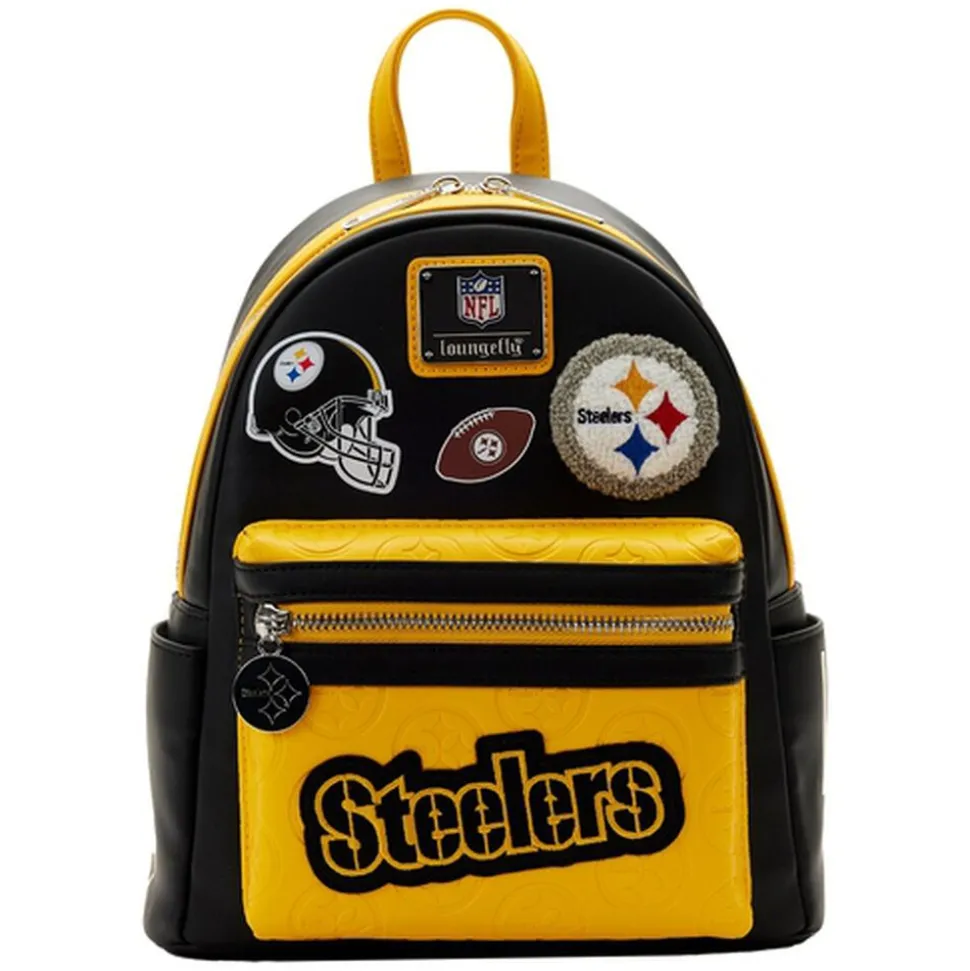 NFL Mini Backpacks< Pittsburgh Steelers Patches Mini Backpack