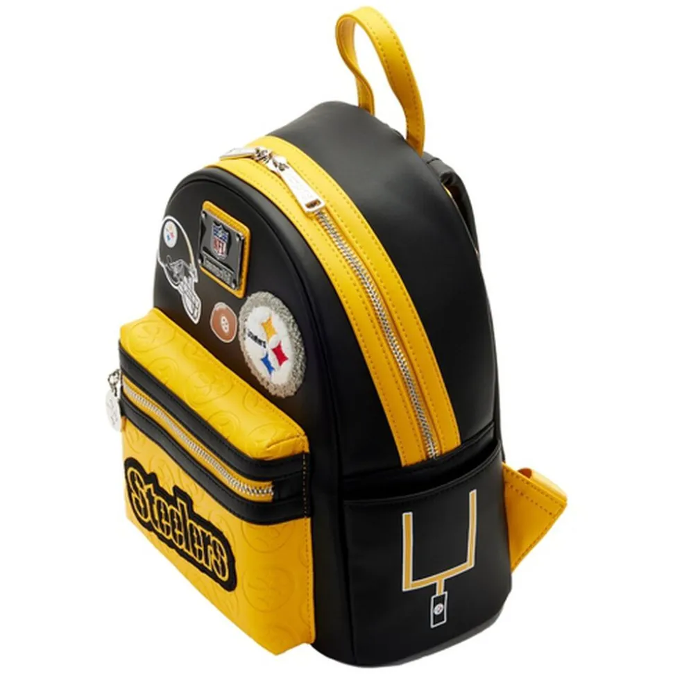 NFL Mini Backpacks< Pittsburgh Steelers Patches Mini Backpack