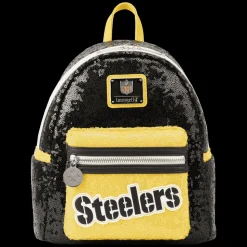 NFL Mini Backpacks< Pittsburgh Steelers Sequin Mini Backpack
